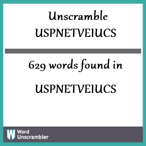 629 words unscrambled from uspnetveiucs