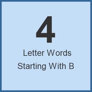 Download Word Search on 4 Letter Words, beginning in B